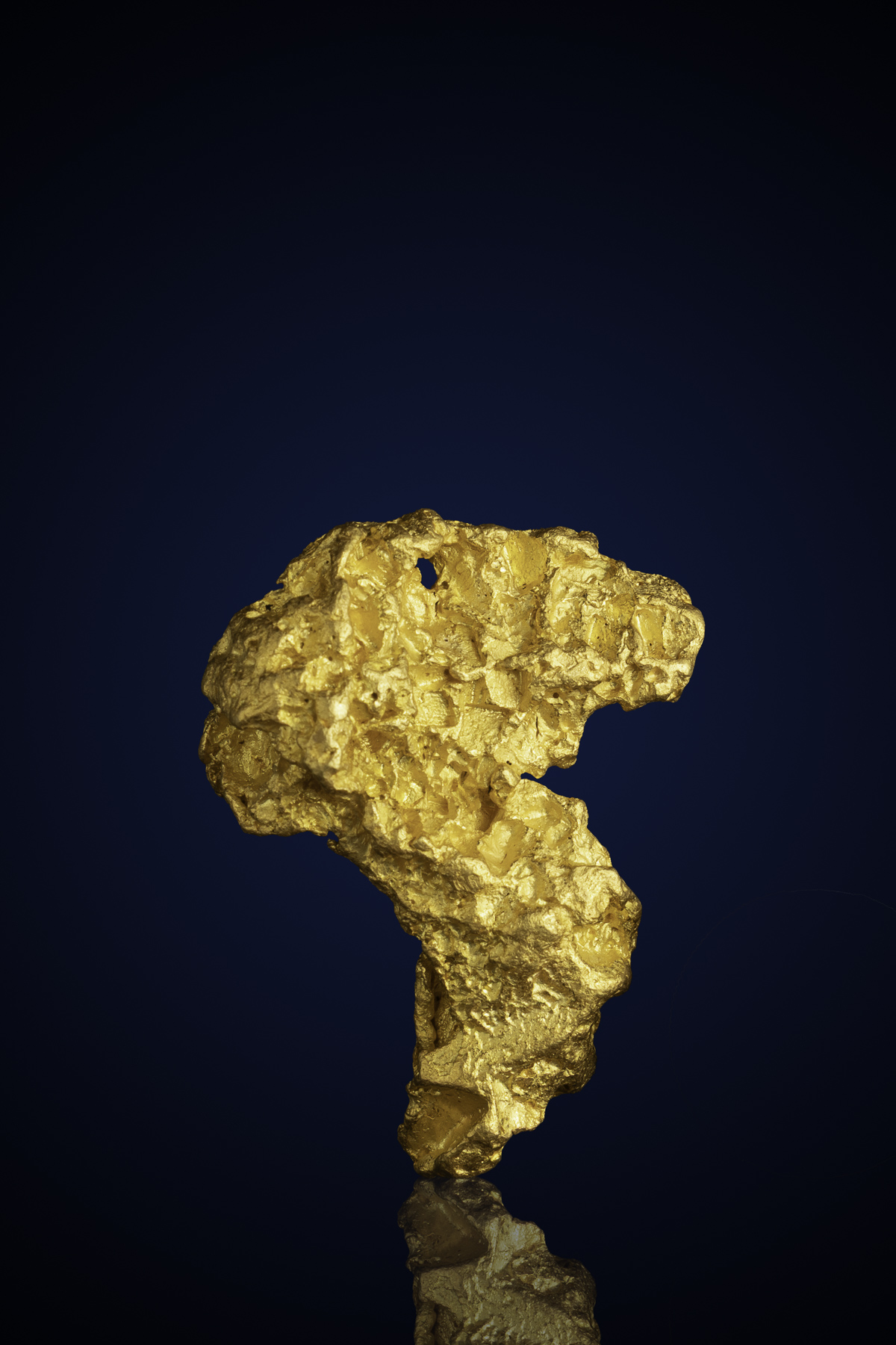 (image for) Chunky, Large Natural Gold Nugget - Golden Triangle, Australia - 53.4 Grams
